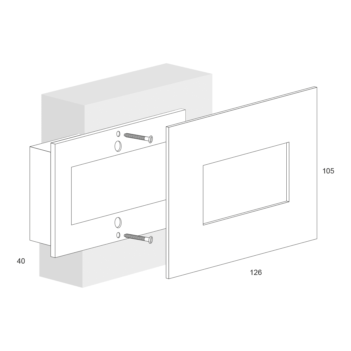 Quadrado 4×4 SLED 6060D