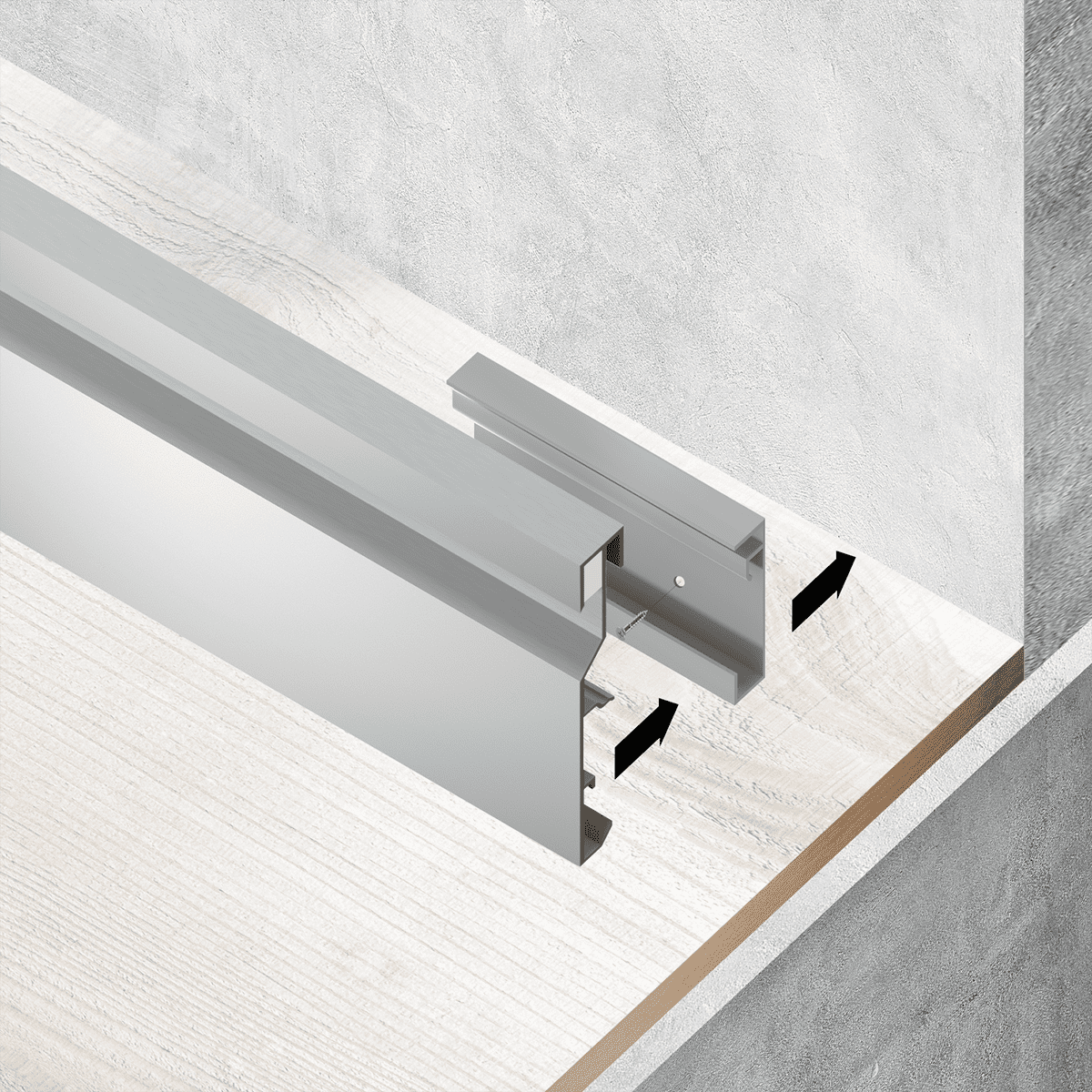 Rodapé R10 SLED 9085