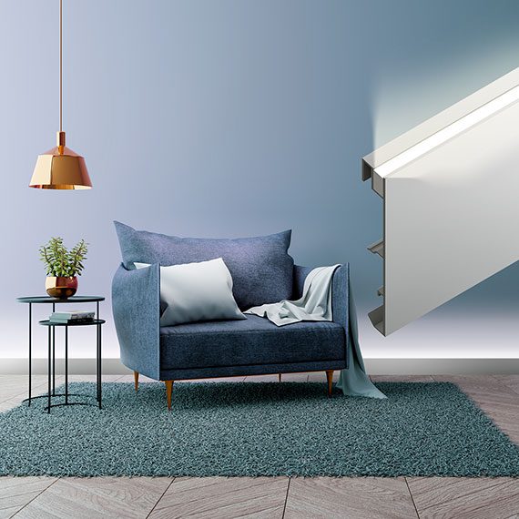 Rodapé R12 SLED 9086