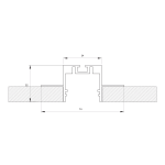 S33 Base Embutir No Frame SLED 9024