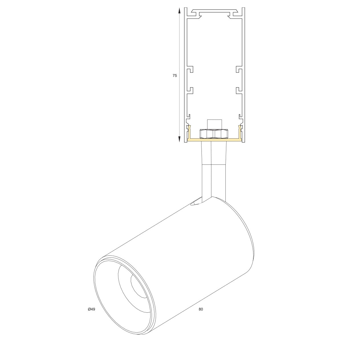 S33 Módulo Spot SLED 9027