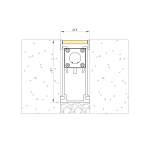 Perfil de Embutir em Piso e Fachada F23 SLED 9050