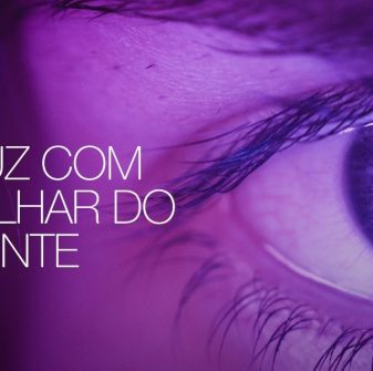 A luz com o olhar do cliente